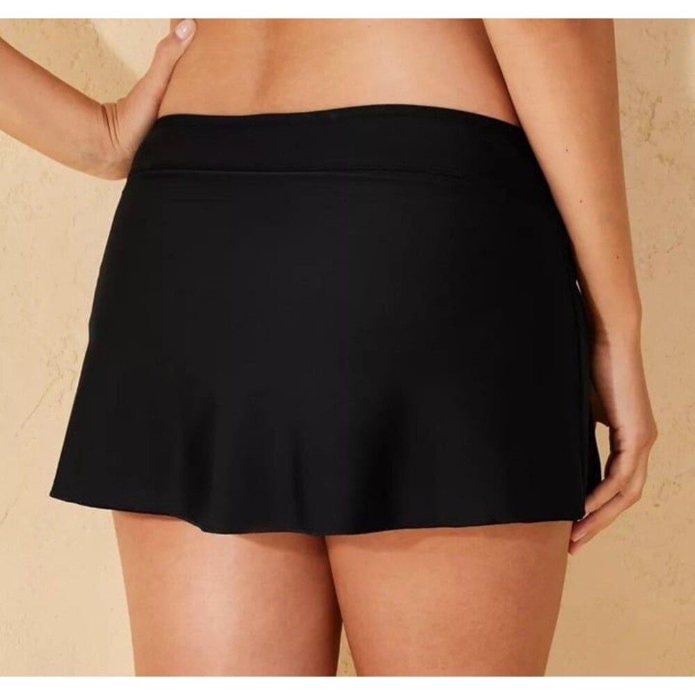 Shade & Shore Women's Elastic Waist Swim Skirtini - Size Large - Picture 2 of 9